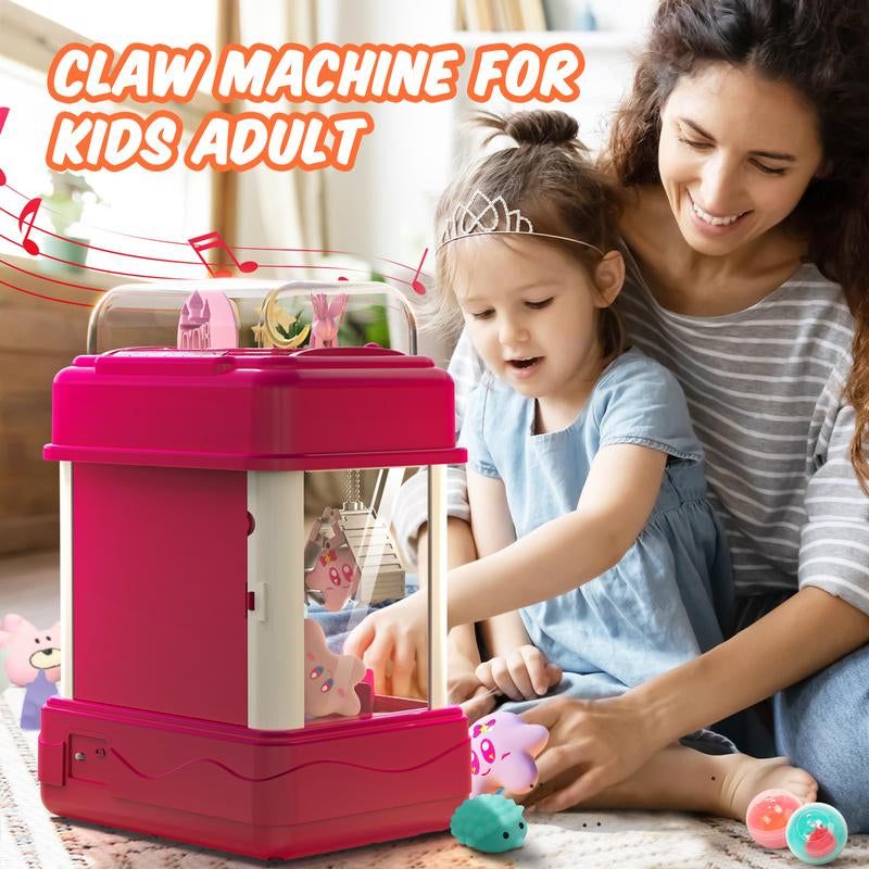 Skirfy Claw Machine Toy with Sound Light, Vending Machine Candy Grabber Prize Dispenser Toys, Unicorns Claw Machine Toys Electric Arcade Control,Birthday Toys Gift