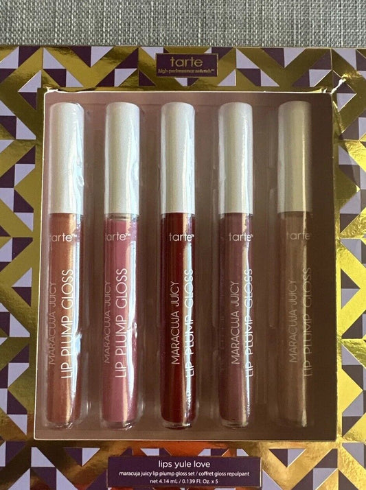 Tarte Maracuja Juicy Lip Plump Gloss Set/ Coffret Gloss Repulpant ×5