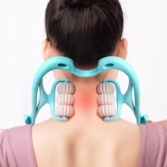 Multifunctional Six-Wheel Neck Massager