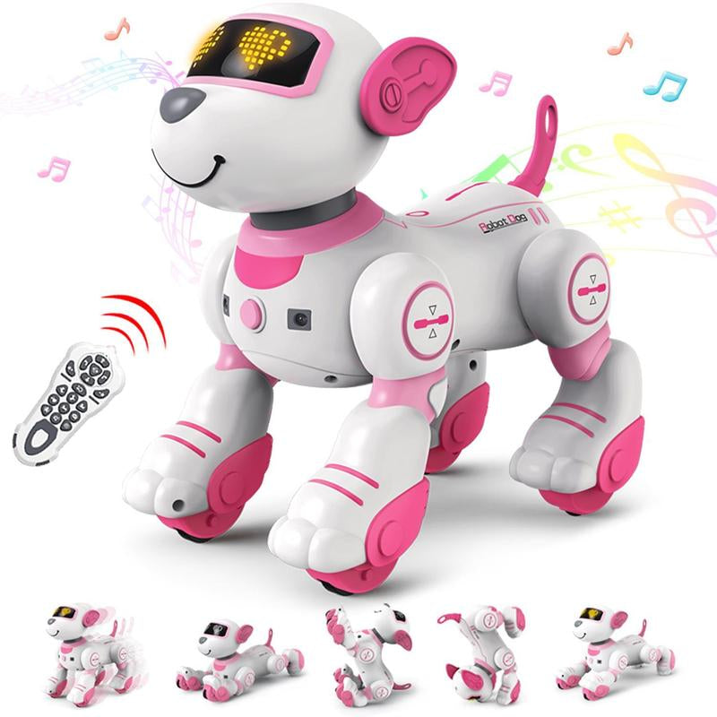 Smart Robots Dog Machine Toy, USB Rechargeable Electric Rc Robotics Pets, Programming Stunt Dog, Rc Dog Programmable Interactive Robotic Toy Fidget Toys Montessori Toys, Cruel Summer, Smart Kids Toys, Thanksgiving, Chrismats Gift Set