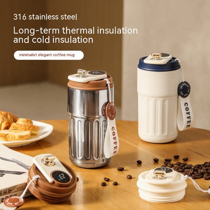 Smart Digital Thermal Bottle for Hot Chocolate