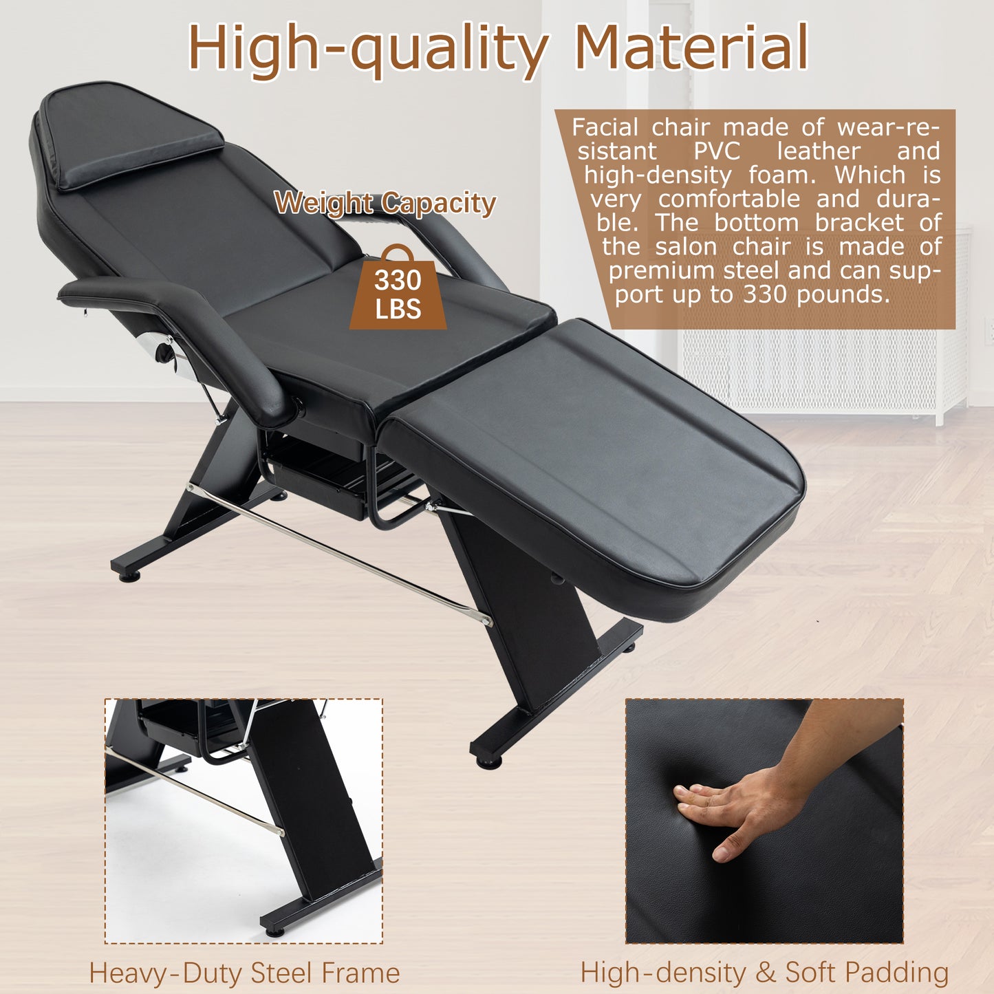 Metal Massage Salon Tattoo Chair