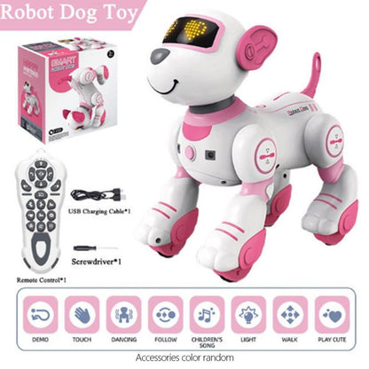 Smart Robots Dog Machine Toy, USB Rechargeable Electric Rc Robotics Pets, Programming Stunt Dog, Rc Dog Programmable Interactive Robotic Toy Fidget Toys Montessori Toys, Cruel Summer, Smart Kids Toys, Thanksgiving, Chrismats Gift Set