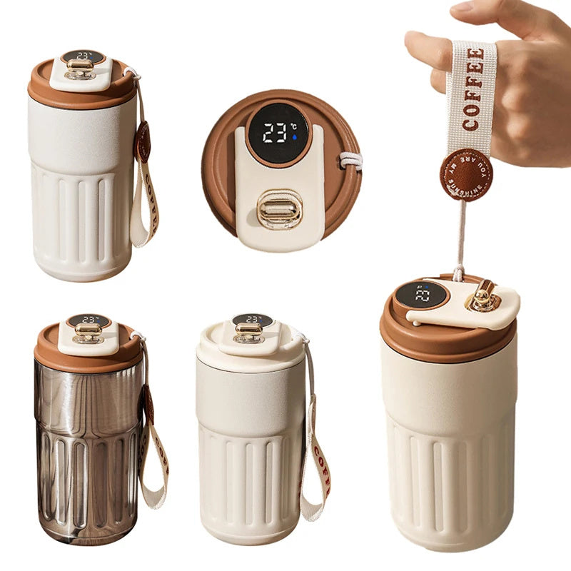 Smart Digital Thermal Bottle for Hot Chocolate