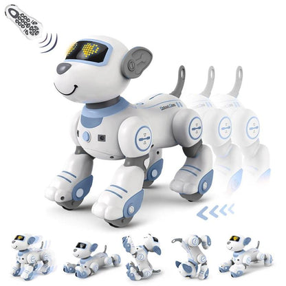 Smart Robots Dog Machine Toy, USB Rechargeable Electric Rc Robotics Pets, Programming Stunt Dog, Rc Dog Programmable Interactive Robotic Toy Fidget Toys Montessori Toys, Cruel Summer, Smart Kids Toys, Thanksgiving, Chrismats Gift Set