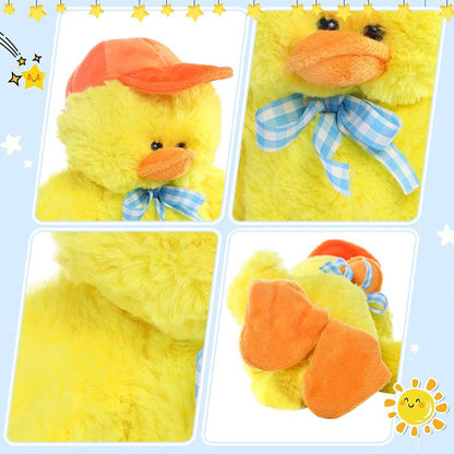 MIAODAM Singing Stuffed Duck, Dancing Talking Toys That Repeat What You Say, Stuffed Animal Toys for Home Decor Ideal Gift