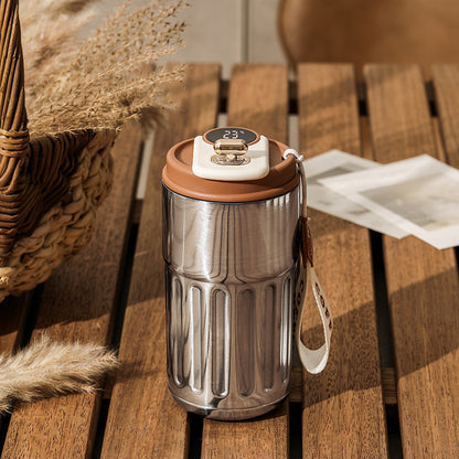 Smart Digital Thermal Bottle for Hot Chocolate