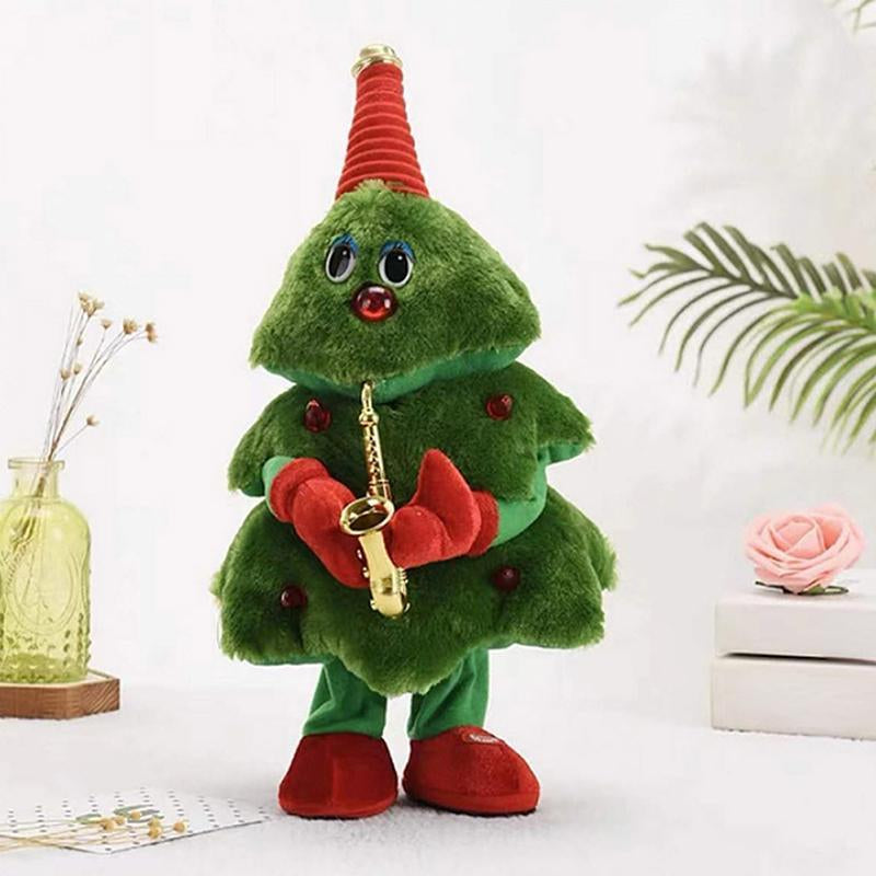 Electric Tree Shaped Toy, 1 Count Creative Luminous Dancing Home Decoration, Novelty & Gag Toys